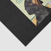 Dachshund Dog Tissuepapier (Detail)