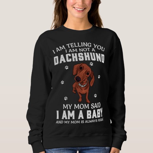 Dachshund Dog Trui (Voorkant)