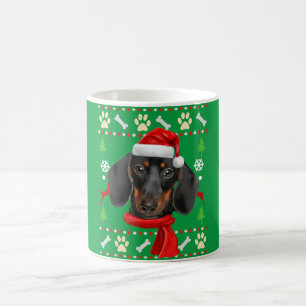 Dachshund Dog Ugly kerst Koffiemok