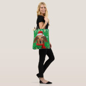 Dachshund Dog Ugly kerst Tote Bag (Op model)