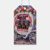 Dachshund Dog Valentine's Day Cadeaulabel (Voorkant)