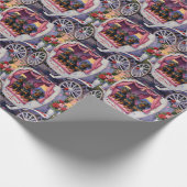 Dachshund Dog Valentine's Day Cadeaupapier (Hoek)