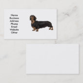Dachshund Dog Visitekaartje (Voorkant / Achterkant)
