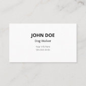 Dachshund Dog Visitekaartjes (Achterkant)