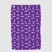 Dachshund Dog-vormen Afdrukpatroon Wiener Dog Art Golfhanddoek (Voorkant)