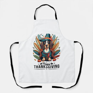 Dachshund Dog Weiner Turkije Kostuum Thanksgiving  Schort