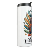 Dachshund Dog Weiner Turkije Kostuum Thanksgiving  Thermosbeker (Gedraaid links)