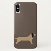 Dachshund Doggie iPhone/iPad case (Achterkant)