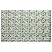 Dachshund dogs cactus mint stof (Fat Quarter)
