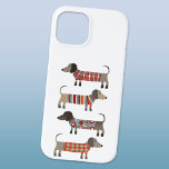 Dachshund Dogs Case-Mate iPhone 14 Pro Hoesje<br><div class="desc">Schattigee en grillige kleine Dachshund worstenhonden,  worstenhonden,  doxies of hoe je ze ook maar wilt noemen.Originele kunst van Nic Squirrell.</div>