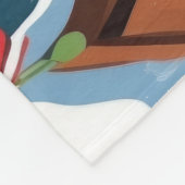 Dachshund Dogs Christmas Snow Holiday Fleece Deken (Hoek)