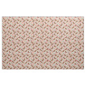 Dachshund dogs  florale crème stof (Fat Quarter)