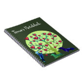 Dachshund Dogs Hearts, Name Notitieboek (Rechterzijde)