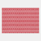 Dachshund Dogs Kerstmis Inpakpapier Vel (Voorkant 2)