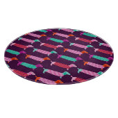 Dachshund Dogs: naadloos Schattige patroon. Snijplank (Hoek)