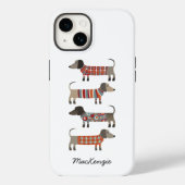 Dachshund Dogs Personalized Case-Mate iPhone Case (Achterkant)
