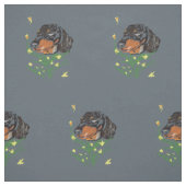 Dachshund Dogs Stof (Swatch)