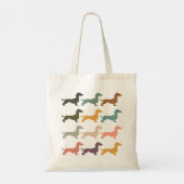 Dachshund Dogs Tote Bag (Achterkant)