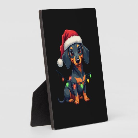 Dachshund Dogs Tree Christmas Sweater Xmas Gifts F Fotoplaat (Zijkant)