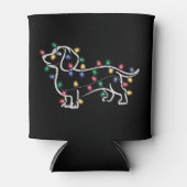 Dachshund Dogs Tree Christmas Xmas Pet Dog  Blikjeskoeler (Voorkant)