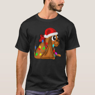 Dachshund Dogs Tree kerstSweater Xmas Giften F T-shirt