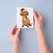 Dachshund Dogs Tree kerstSweater Xmas Giften P Flyer (Hand)