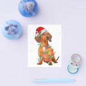 Dachshund Dogs Tree kerstSweater Xmas Giften P Flyer (Enkel)
