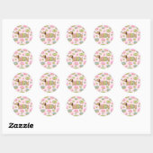 Dachshund & Donuts Party Stickers & Decor (Vel)