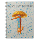 Dachshund Doodle Pad Wiener Dog Journal Book Notitieboek (Voorkant)