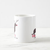 Dachshund door de sneeuw koffiemok (Center)