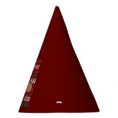 Dachshund door de sneeuw Ugly met kerst Feesthoedjes (Rechts)