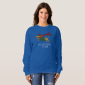 Dachshund door de sneeuwhoes T-shirt (Voorkant volledig)