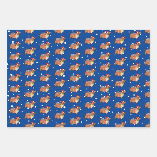 Dachshund door de sneeuwworsthond inpakpapier vel (Voorkant)