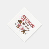 Dachshund door het sneeuwkerstHondenliefhebber Servet (Hoek)