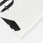 Dachshund door het sneeuwkerstVakantie Fleece Deken (Hoek)