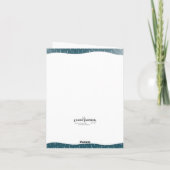 Dachshund door het sneeuwWenskaart Kaart (Achterkant)