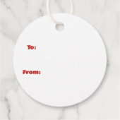 Dachshund door sneeuw Schattige Doxie rendier hond Bedankjes Labels (Achterkant)