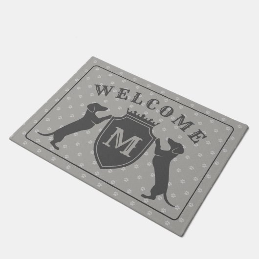  Dachshund Doormat Deurmat (Schuin)