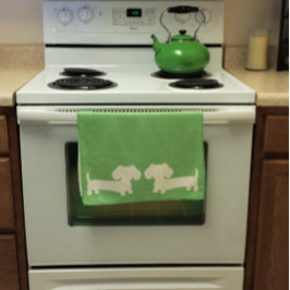 Dachshund Doxie Kitchen Towels Theedoek