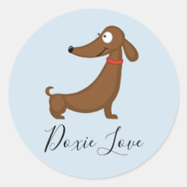 Dachshund (Doxie) Liefde Stickers