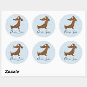 Dachshund (Doxie) Liefde Stickers (Vel)