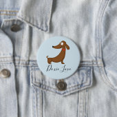 Dachshund (Doxie) Love Button (In situ)