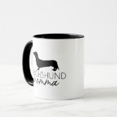 Dachshund Doxie Momma Mok Weiner Dog (Voorkant links)