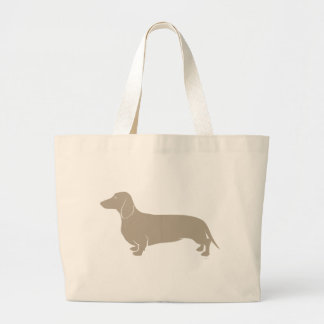 Dachshund - Doxie, oorspronkelijke, illustratieve Grote Tote Bag