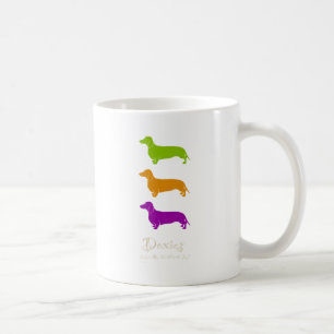 Dachshund - Doxie, oorspronkelijke, illustratieve Koffiemok