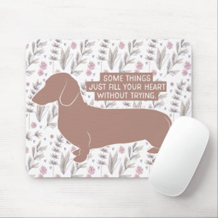 Dachshund Doxie Teckel Lover Illustratie Citaat Muismat