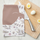 Dachshund Doxie Teckel Lover Illustratie Citaat Theedoek (Quarter Fold)