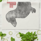 Dachshund Doxie Teckel Lover Illustratie Citaat Theedoek (Gevouwen)