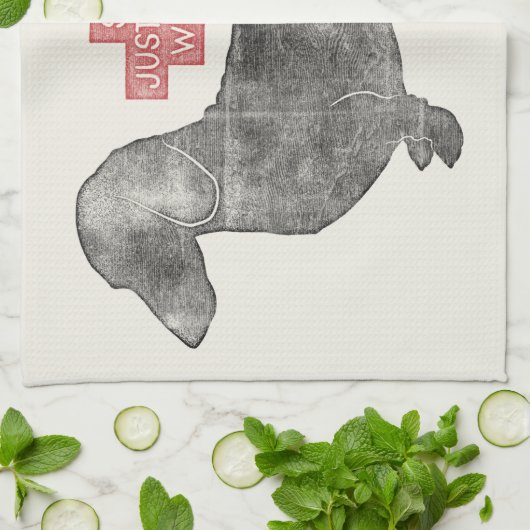 Dachshund Doxie Teckel Lover Illustratie Citaat Theedoek (Gevouwen)