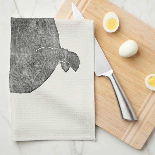 Dachshund Doxie Teckel Lover Illustratie Citaat Theedoek (Quarter Fold)